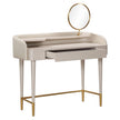 TOV Furniture Penelope Vegan Leather Wrapped Vanity Desk