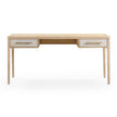 TOV Furniture Hera 62'' Natural Washed Executive Desk
