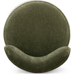 TOV Furniture Amaya Green Upcycled Contract-Grade Chenille Swivel Desk Chair