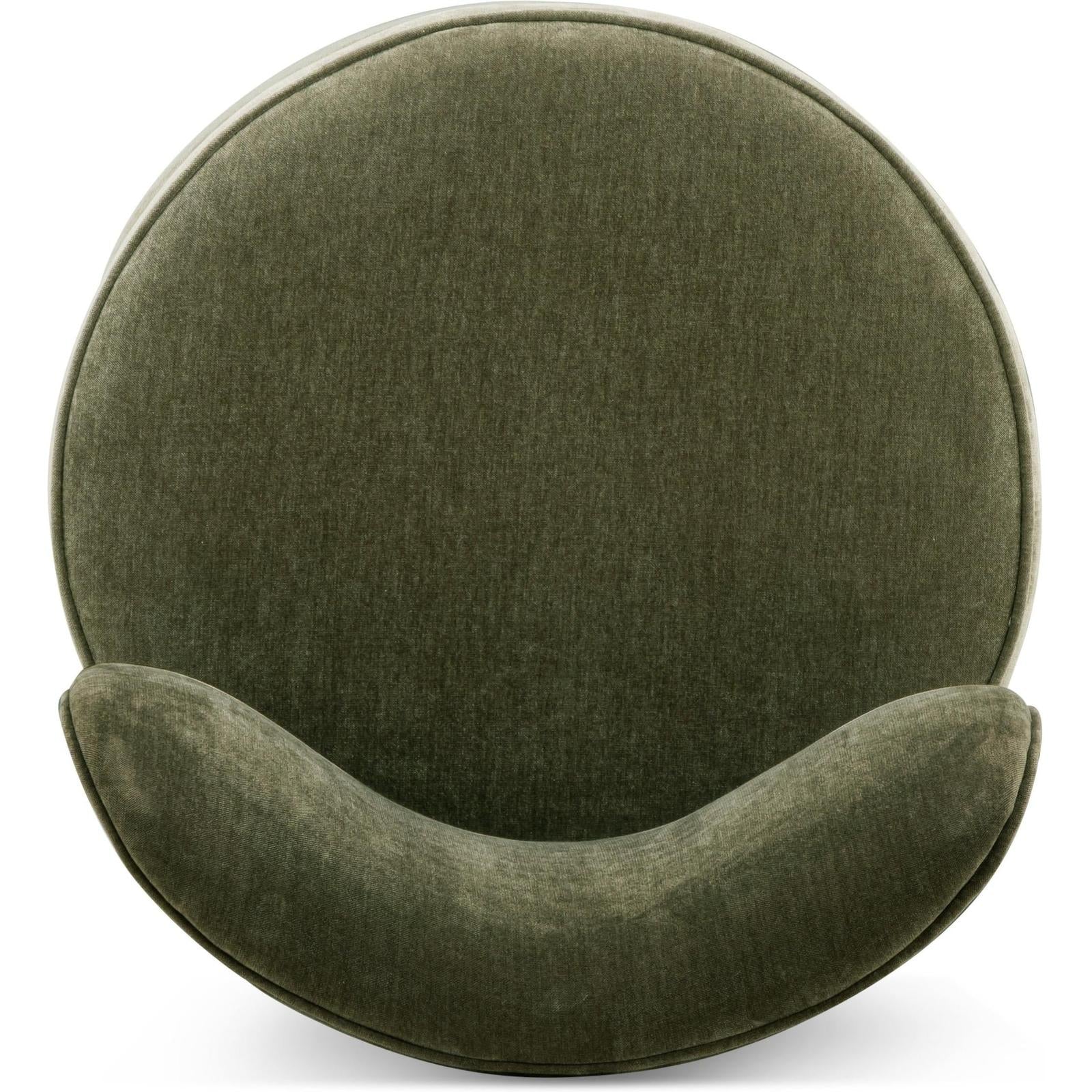 TOV Furniture Amaya Green Upcycled Contract-Grade Chenille Swivel Desk Chair