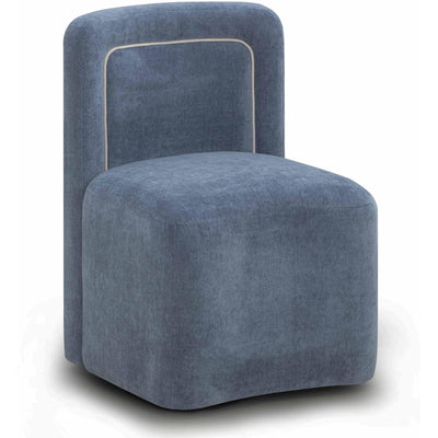 TOV Furniture Dolce Performance Velvet Rolling Desk Chair