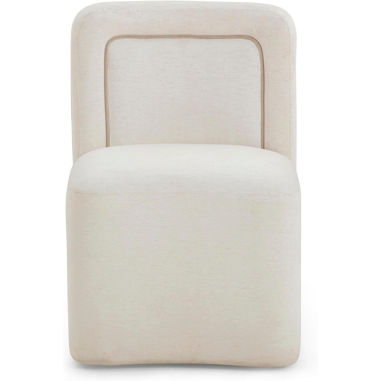 TOV Furniture Dolce Performance Velvet Rolling Desk Chair