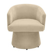 TOV Furniture Kristen Upcycled Chenille Rolling Desk Chair