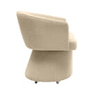 TOV Furniture Kristen Upcycled Chenille Rolling Desk Chair