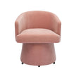 TOV Furniture Kristen Upcycled Chenille Rolling Desk Chair