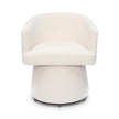 TOV Furniture Kristen Upcycled Chenille Rolling Desk Chair