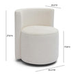 TOV Furniture Alyssa Rolling Desk Chair