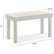 TOV Furniture Sarah Cream Drawer Executive Work Desk