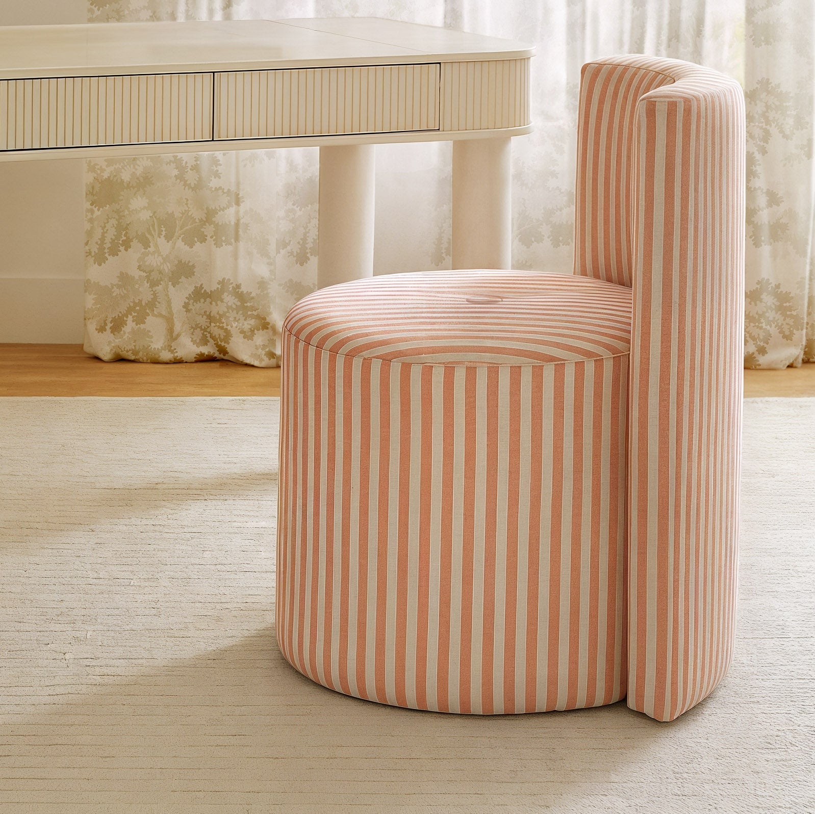 TOV Furniture Alyssa Rolling Desk Chair