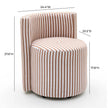 TOV Furniture Alyssa Rolling Desk Chair