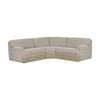 TOV Furniture Yvette 3-Piece Warm Grey Performance Boucle L-Sectional