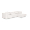 TOV Furniture Tarra 3-Piece Cream Performance Chenille Modular Sectional