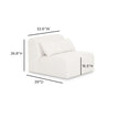 TOV Furniture Tarra Cream Performance Chenille Modular Components