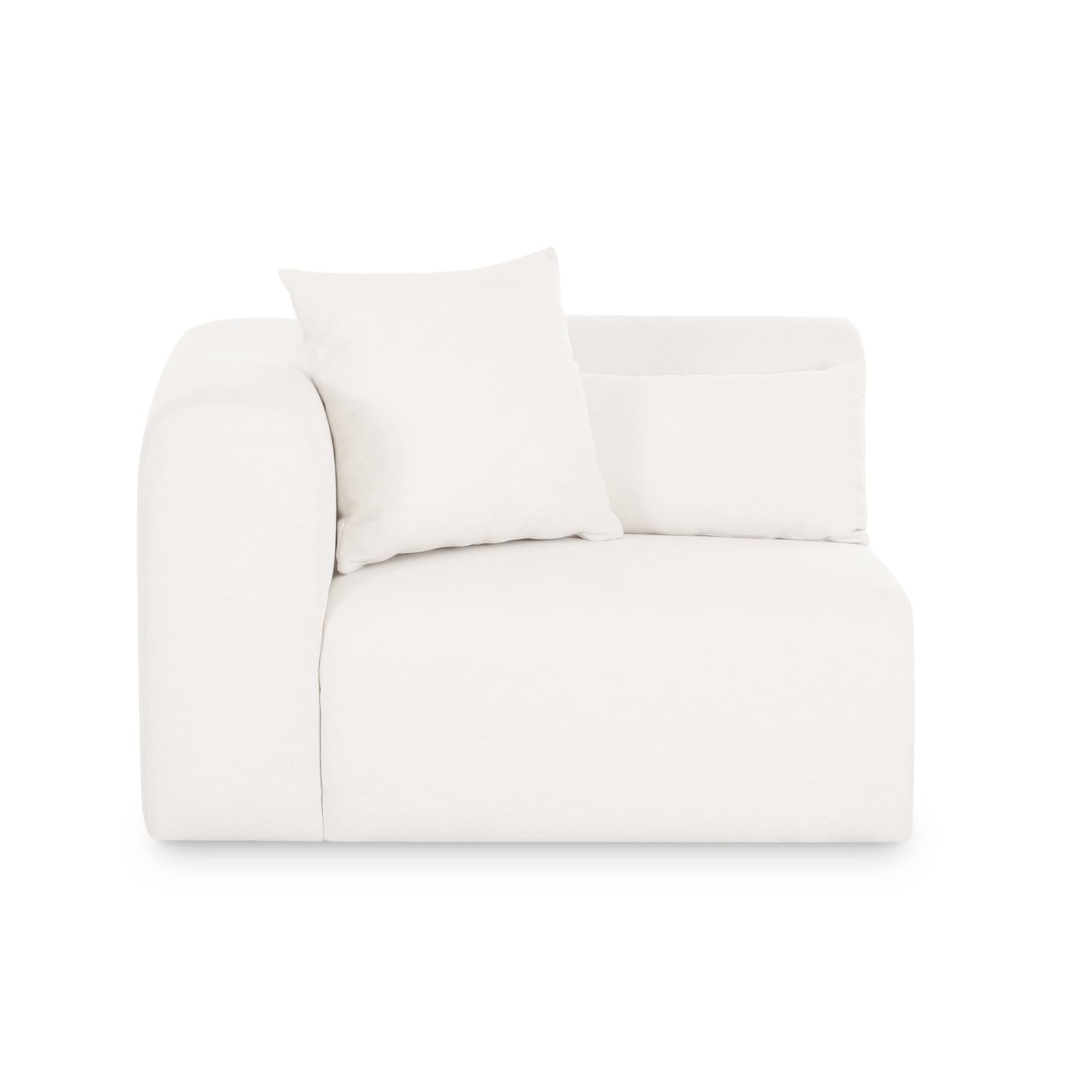 TOV Furniture Tarra Cream Performance Chenille Modular Components