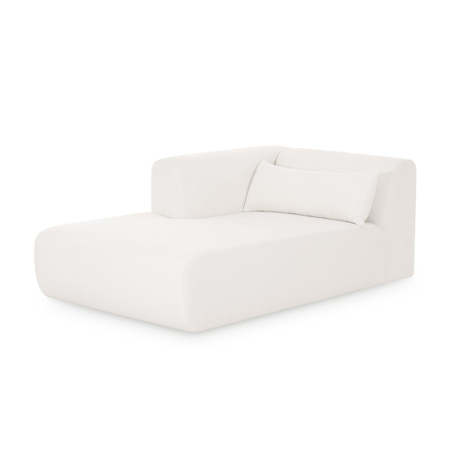 TOV Furniture Tarra Cream Performance Chenille Modular Components