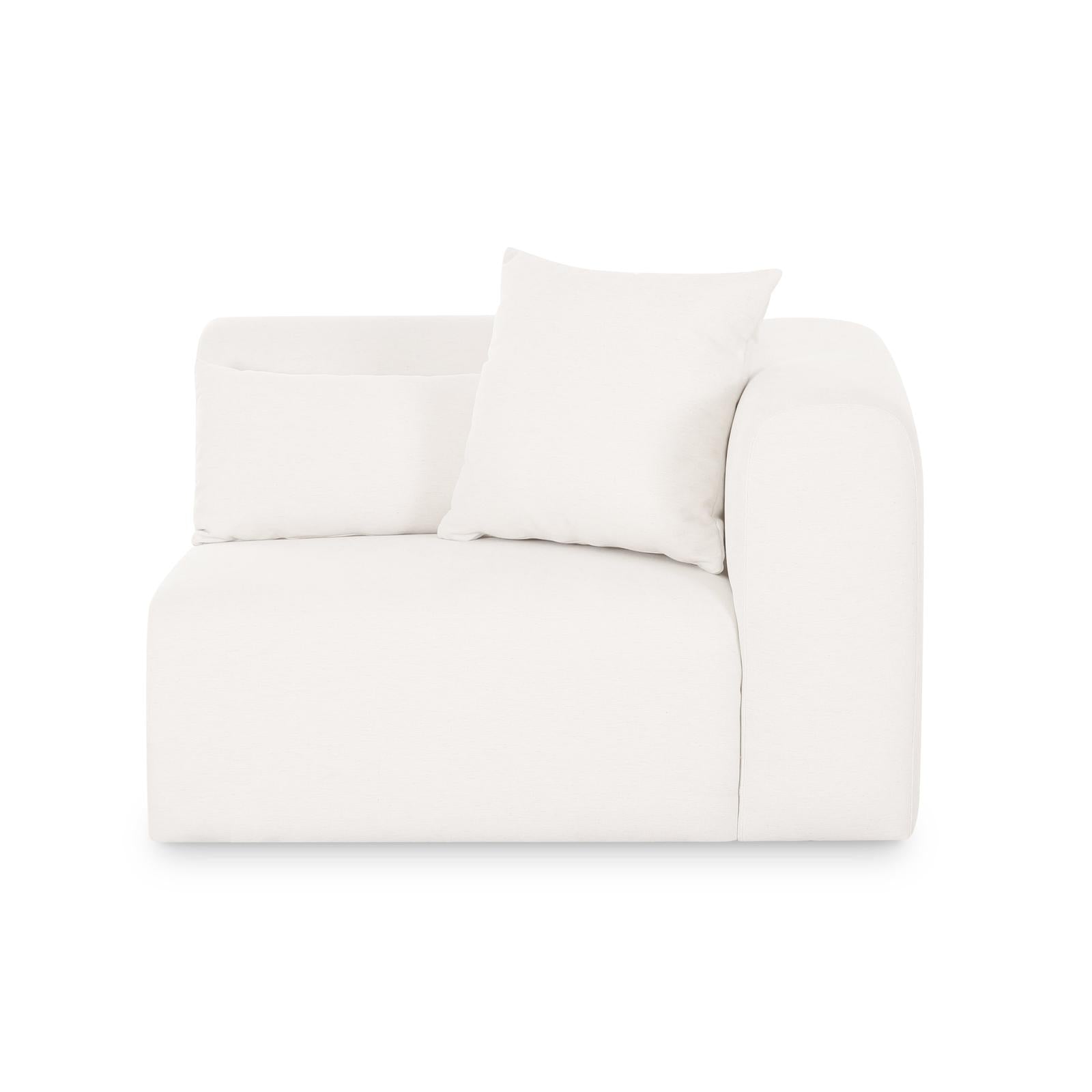 TOV Furniture Tarra Cream Performance Chenille Modular Components