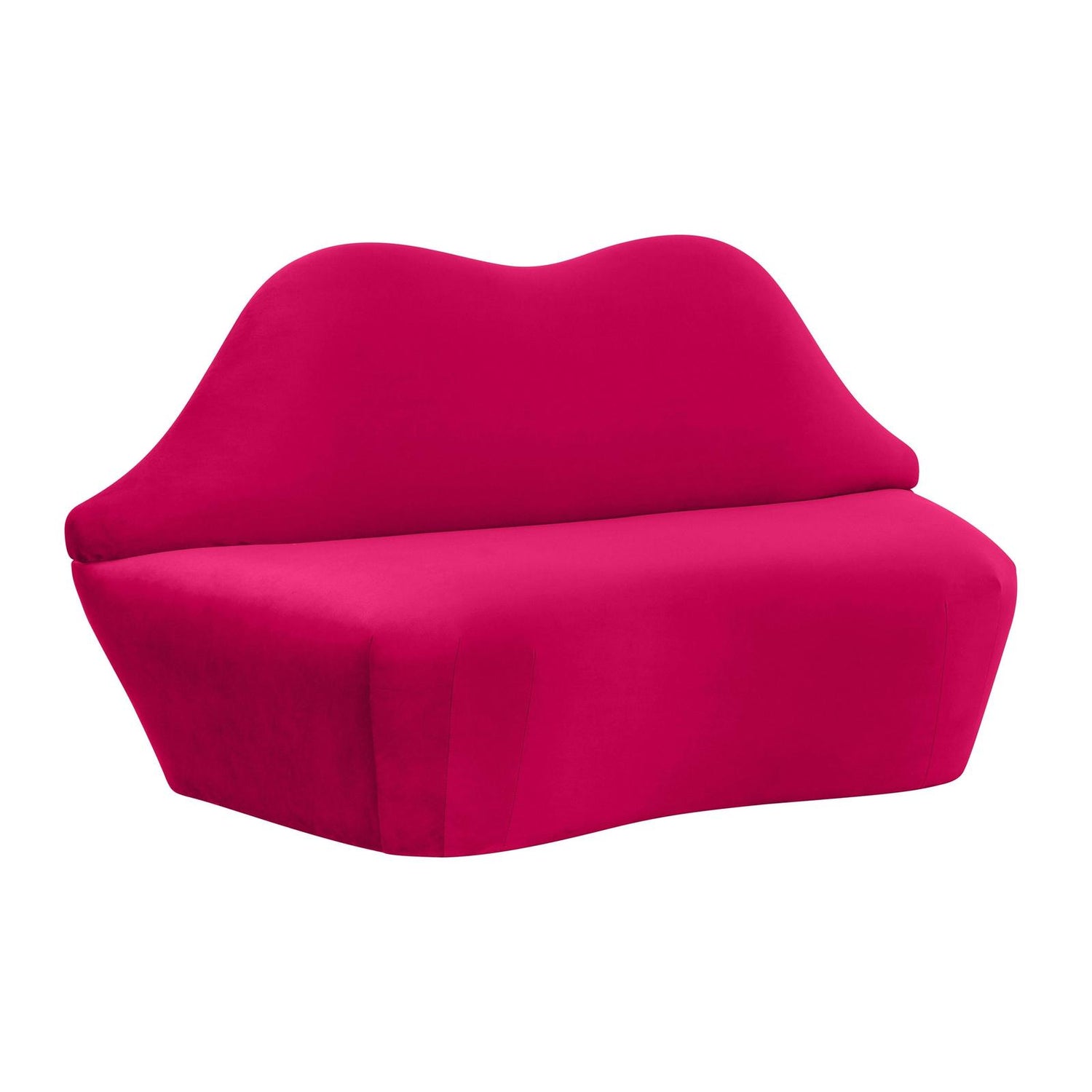 TOV Furniture Lips 68" Performance Velvet Settee