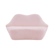 TOV Furniture Lips Blush Velvet Settee