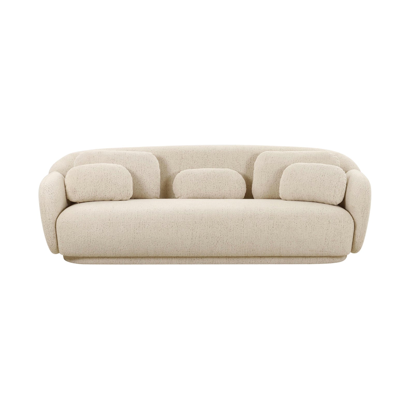 TOV Furniture Misty Cream Boucle Sofa