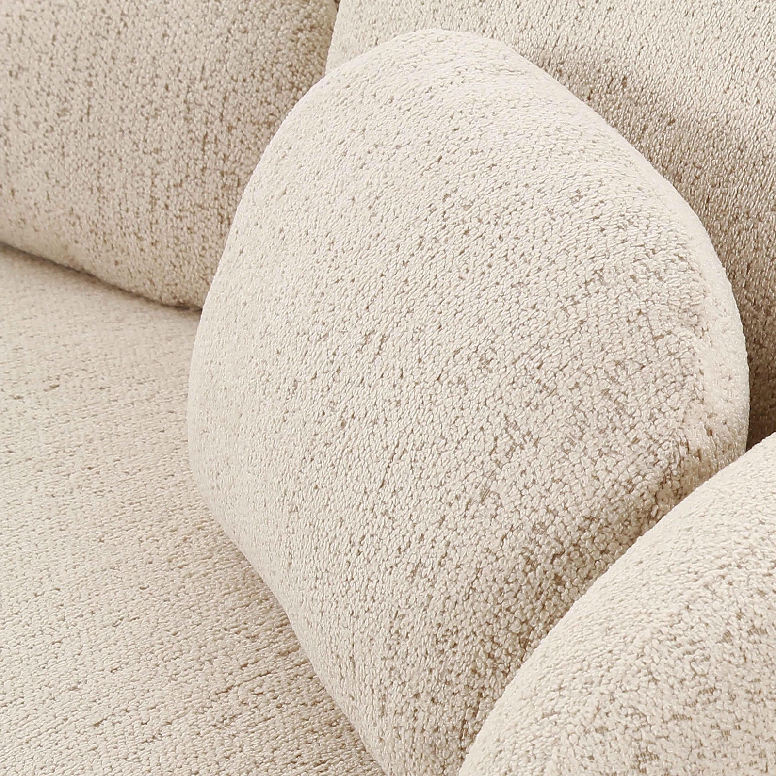 TOV Furniture Misty Cream Boucle Sofa