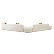 TOV Furniture Fickle Cream Boucle 5-Piece Modular Sectional