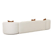 TOV Furniture Fickle Cream Boucle 3-Piece Modular Sectional