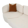TOV Furniture Fickle Cream Boucle 2-Piece Modular Sofa