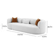 TOV Furniture Fickle Grey Velvet 2-Piece Modular Sofa
