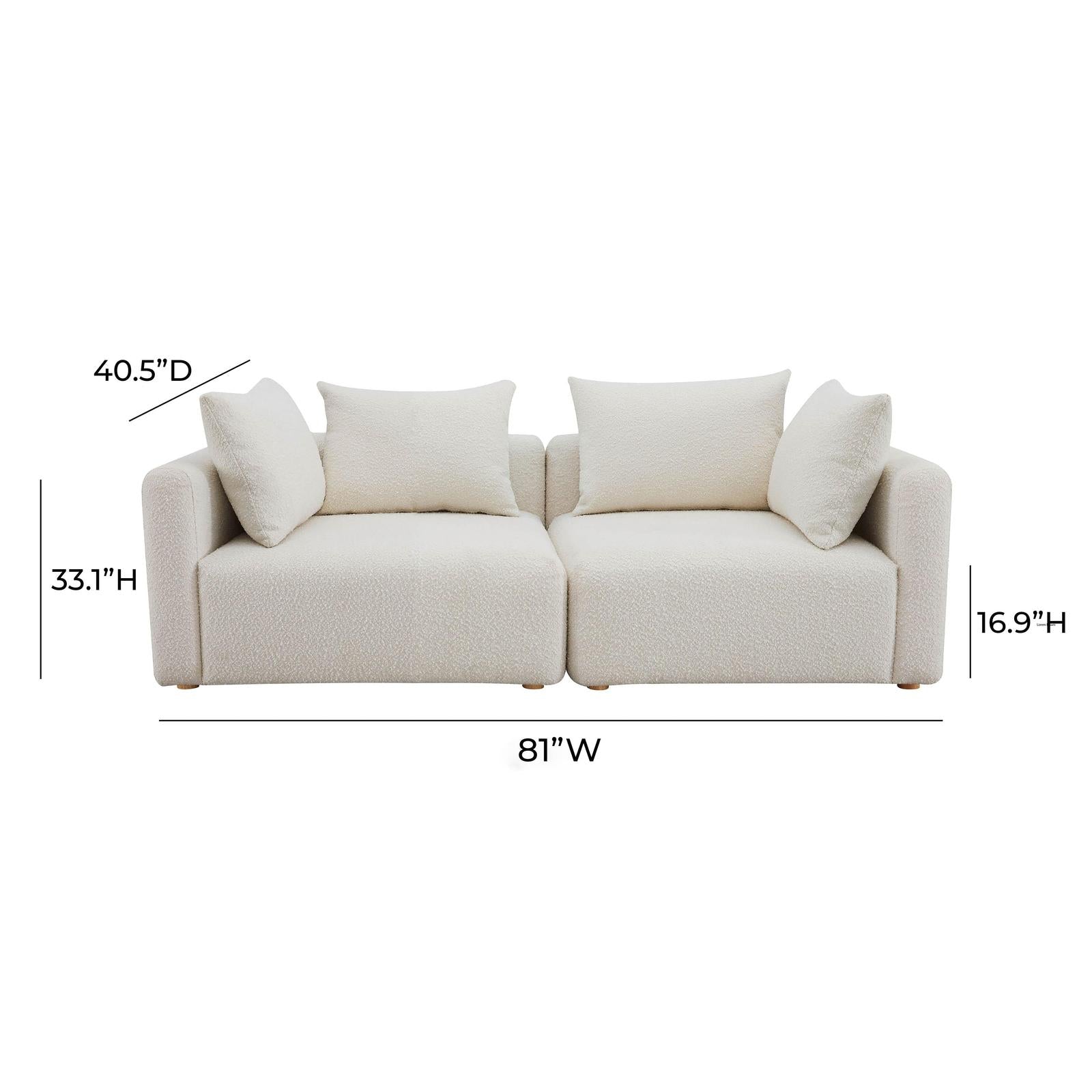 TOV Furniture Hangover Loveseat