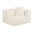 TOV Furniture Tarra Fluffy Oversized Cream Corduroy Modular Components