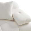 TOV Furniture Calliope Cream Vegan Shearling 4-piece Modular Sectional