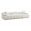 TOV Furniture Calliope Cream Vegan Shearling Modular Sofa