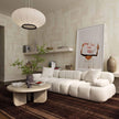 TOV Furniture Calliope Cream Vegan Shearling Modular Sofa