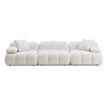 TOV Furniture Calliope Cream Vegan Shearling Modular Sofa
