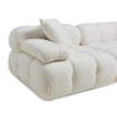 TOV Furniture Calliope Cream Vegan Shearling Modular Sofa