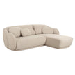 TOV Furniture Misty Cream Boucle Sectional