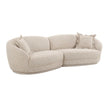 TOV Furniture Marion 2-Piece Two-Tone Textured Performance Boucle Sectional