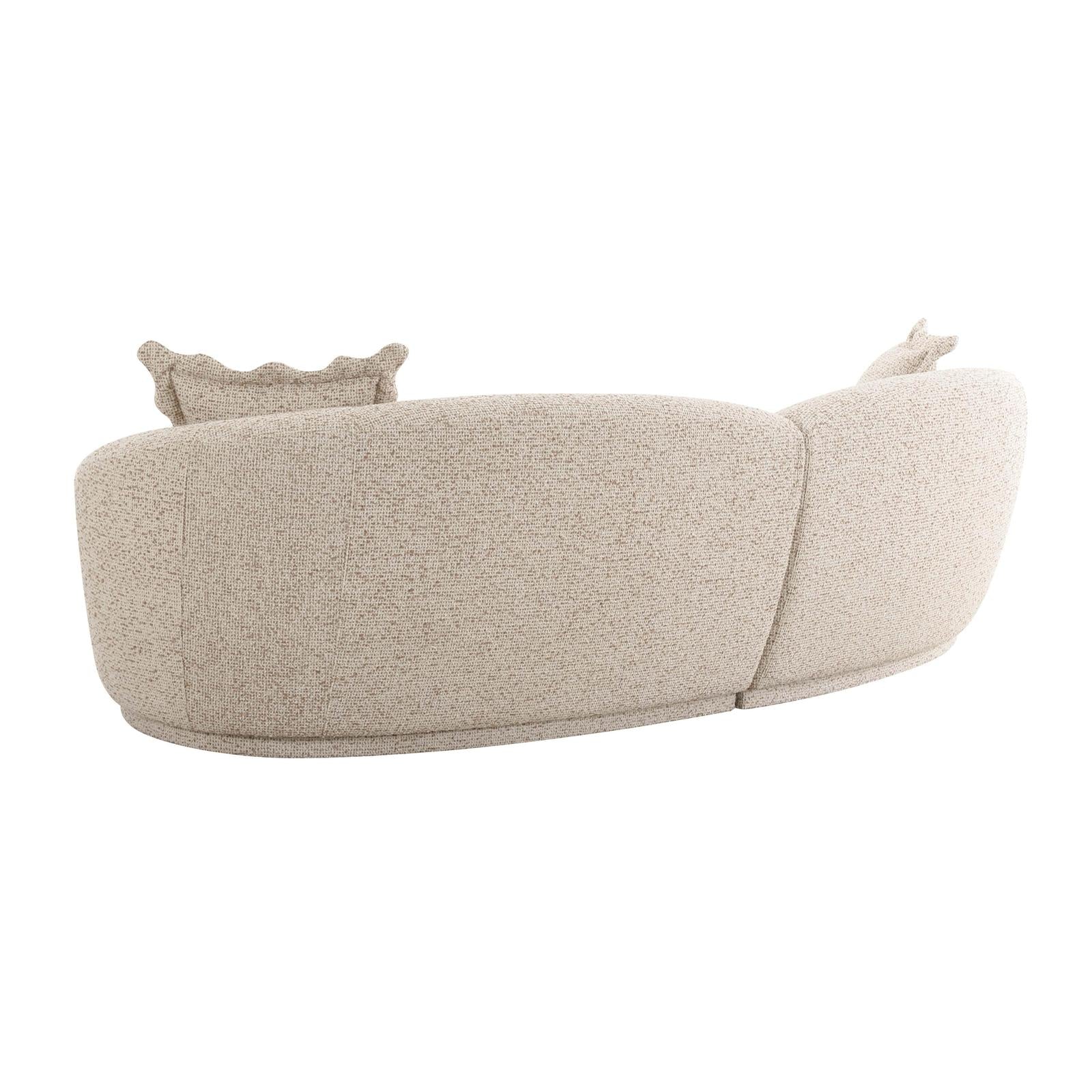 TOV Furniture Marion 2-Piece Two-Tone Textured Performance Boucle Sectional