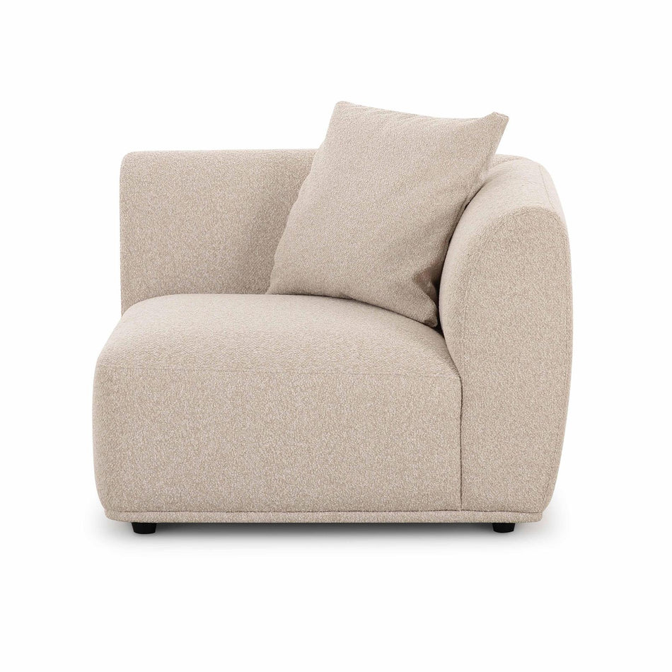 TOV Furniture Sylvie Cream Performance Boucle Corner Chair