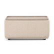 TOV Furniture Sylvie Cream Performance Boucle Ottoman Table
