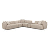 TOV Furniture Sylvie 6-Piece Cream Performance Boucle Large Sectional