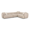 TOV Furniture Sylvie 4-Piece Cream Performance Boucle Sectional