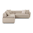 TOV Furniture Sylvie 4-Piece Cream Performance Boucle Chaise Sectional