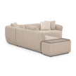 TOV Furniture Sylvie 4-Piece Cream Performance Boucle Chaise Sectional