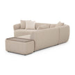 TOV Furniture Sylvie 4-Piece Cream Performance Boucle Chaise Sectional