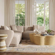 TOV Furniture Sylvie 4-Piece Cream Performance Boucle Chaise Sectional