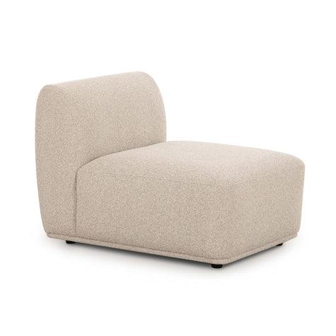 TOV Furniture Sylvie Cream Performance Boucle Armless Chair