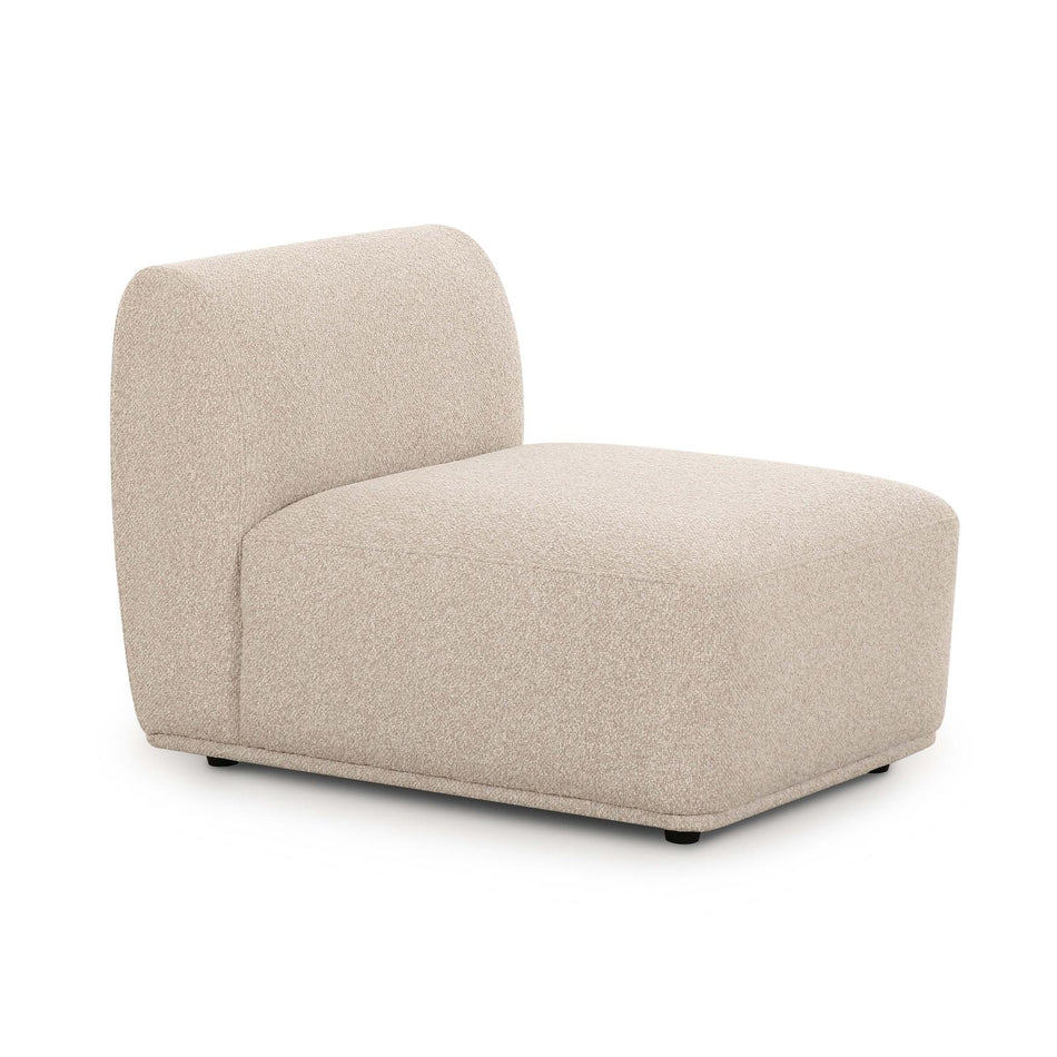 TOV Furniture Sylvie Cream Performance Boucle Armless Chair