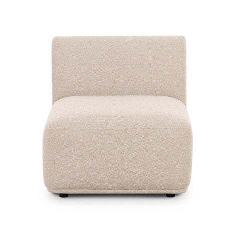 TOV Furniture Sylvie Cream Performance Boucle Armless Chair