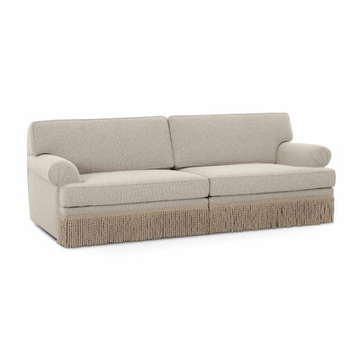 TOV Furniture Yvette 92" Warm Grey Performance Boucle Sofa